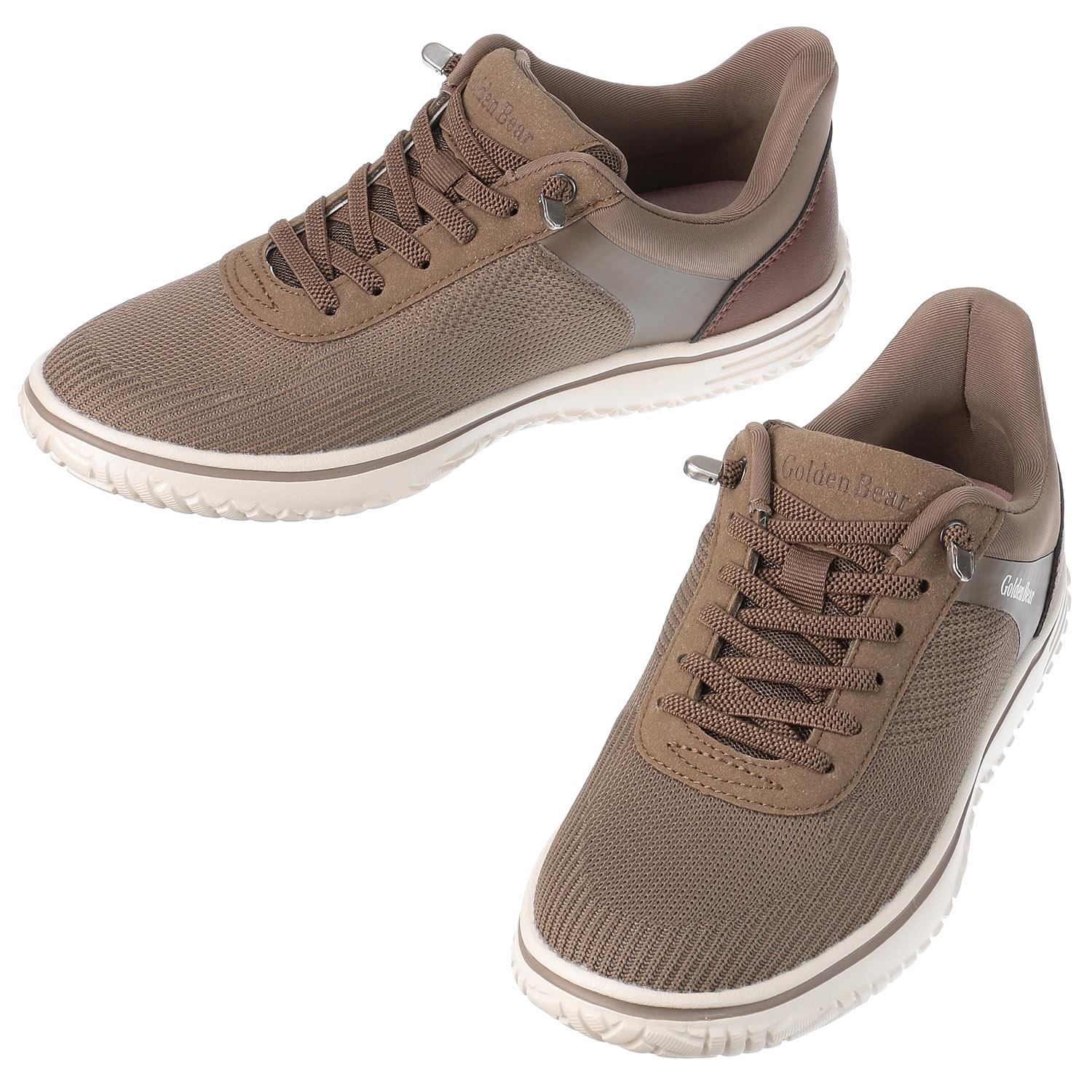 Golden Bear Lightweight Lace-Up Sneakers GB415 Brown 22.5cm