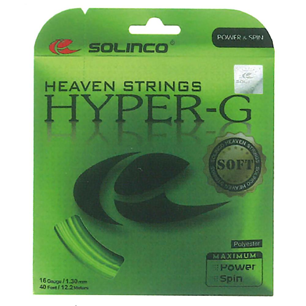 SOLINCO Tennis String Single Stringing Hyper-G Soft 125 (HYPER-G SOFT 125) Light Green KSC788(125)