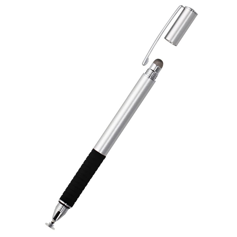 Owltech Electrostatic Touch Pen with Two Selectable Tips, Silver OWL-TPSE02-SI, 1 piece
