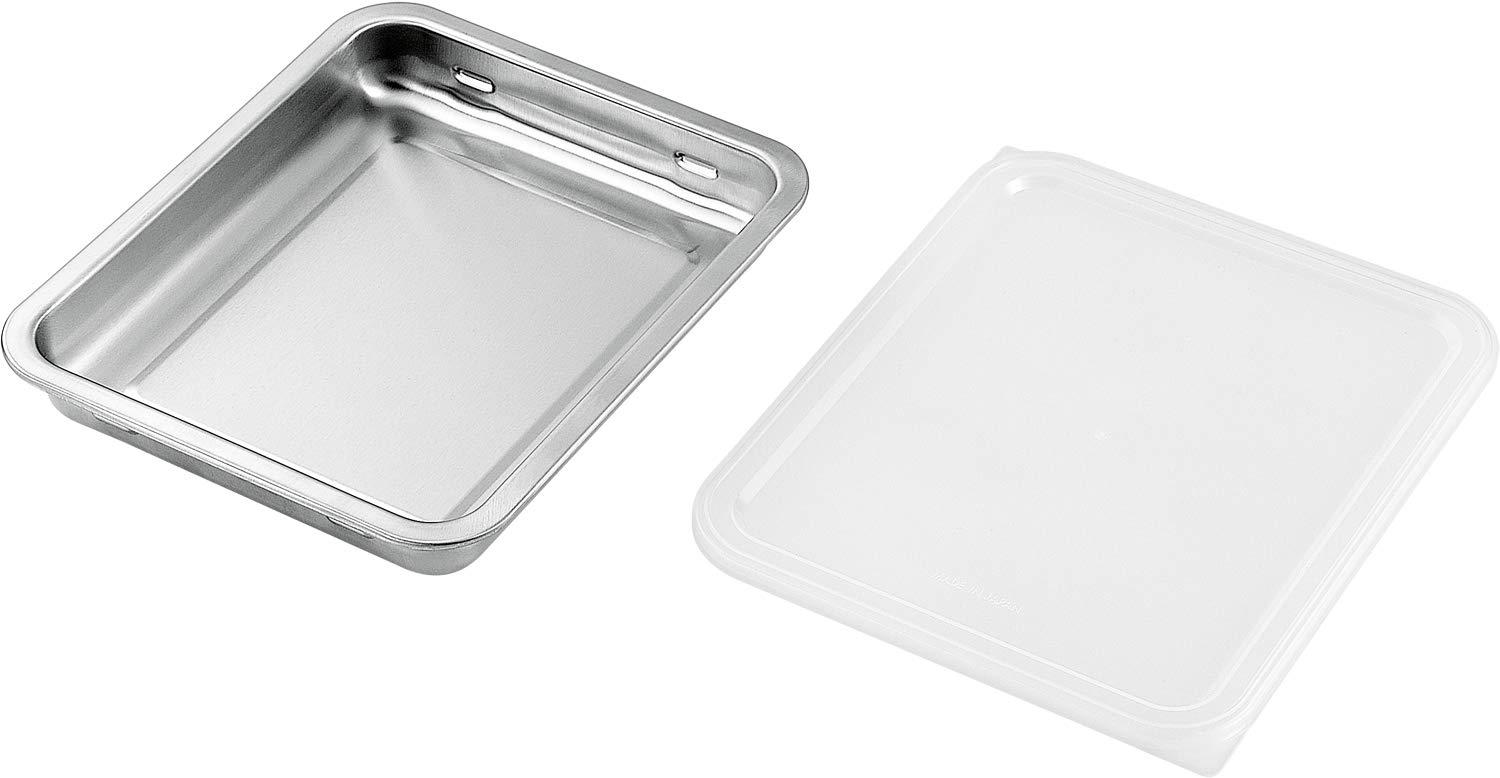 Yokoyama SUS・ga Stainless Steel Bowl (with Lid) 25.2×20.5cm SUS-B250