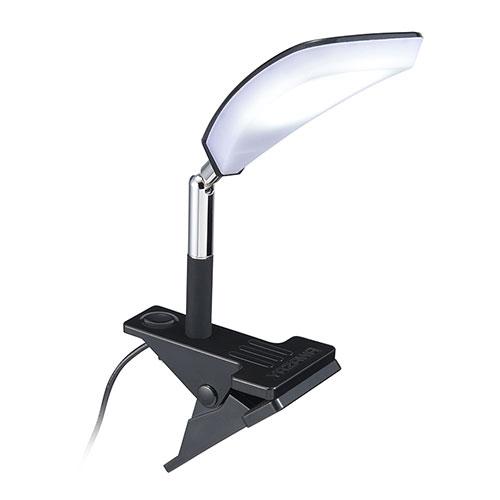 YAZAWA LED Clip Light Clip it on for instant bright, wide illumination Black CLLA07D01BK