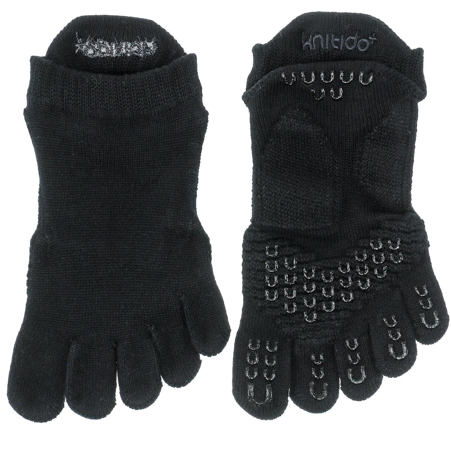 knitido Basic Air Cushion Ankle Five-Toe Socks Black