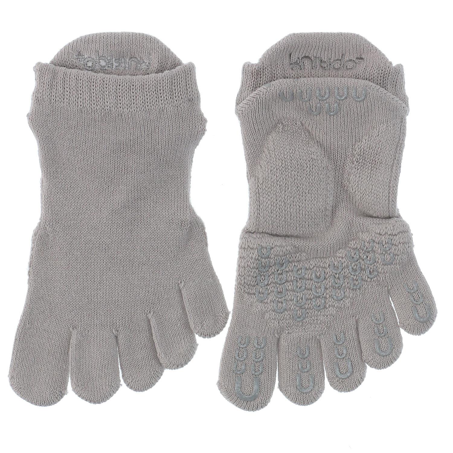 knitido Basic Air Cushion Ankle Five-Toe Socks, Mid-Gray