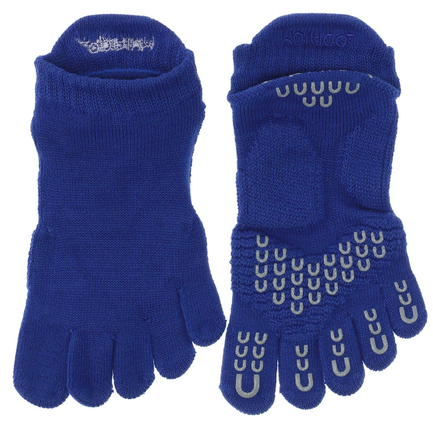 knitido Basic Air Cushion Ankle Five-Toe Socks Royal Blue