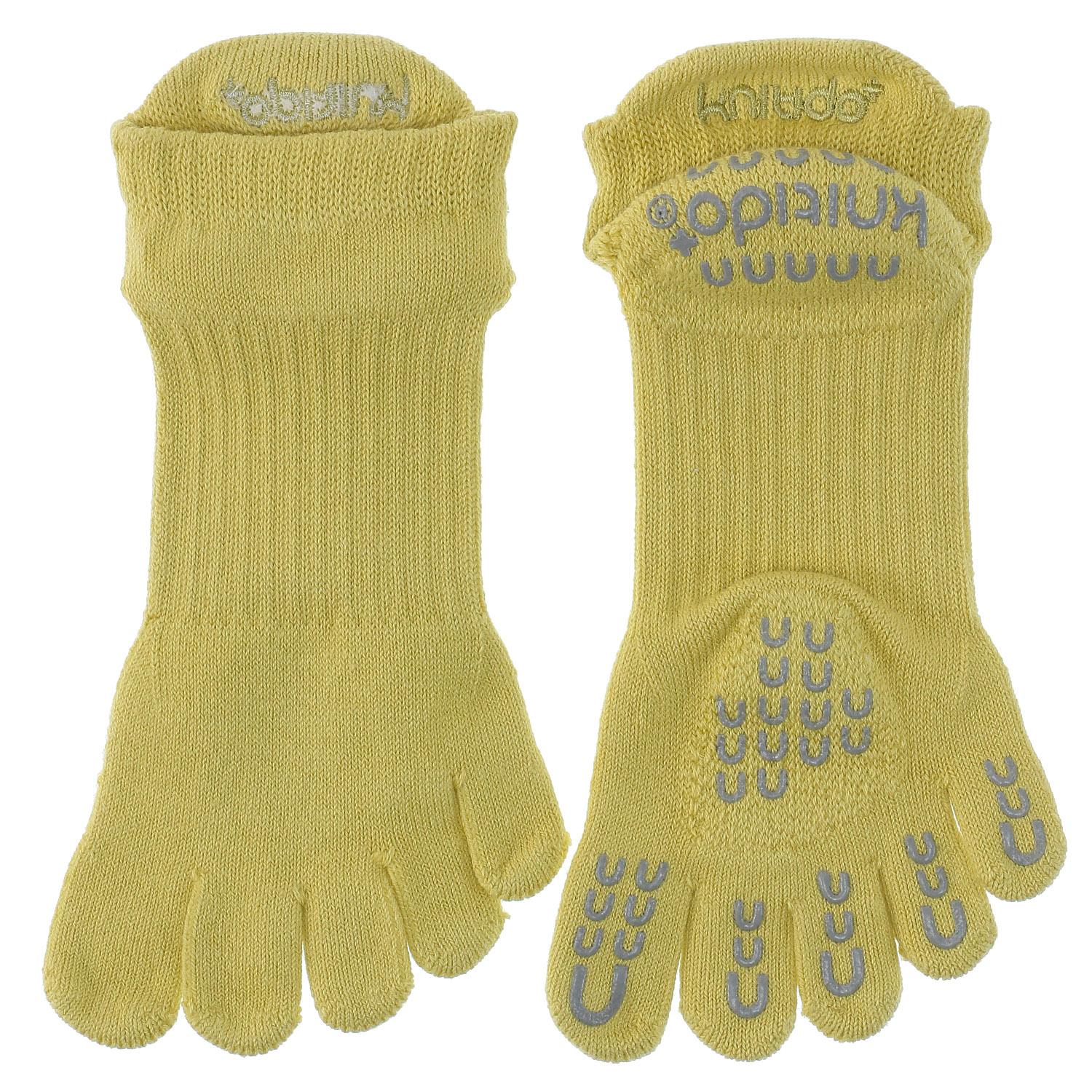 knitido Beauty Air Cushion Ankle Five-Toe Socks Cream