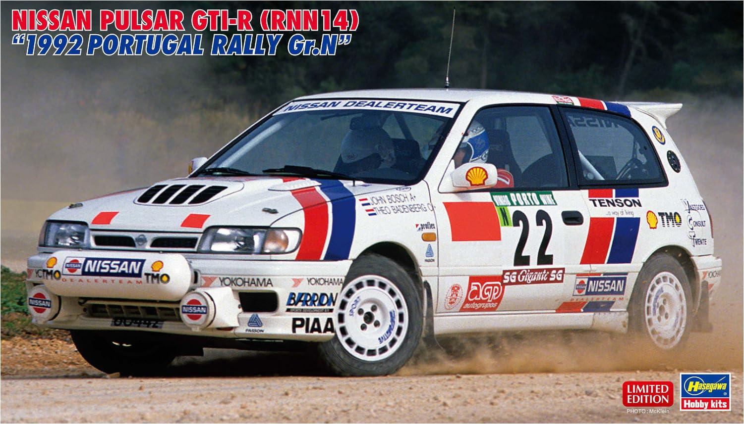 Hasegawa 1/24 Nissan Pulsar GTI-R (RNN14) 1992 Portugal Rally Gr.N Plastic Model Kit 20759 (Automobile)