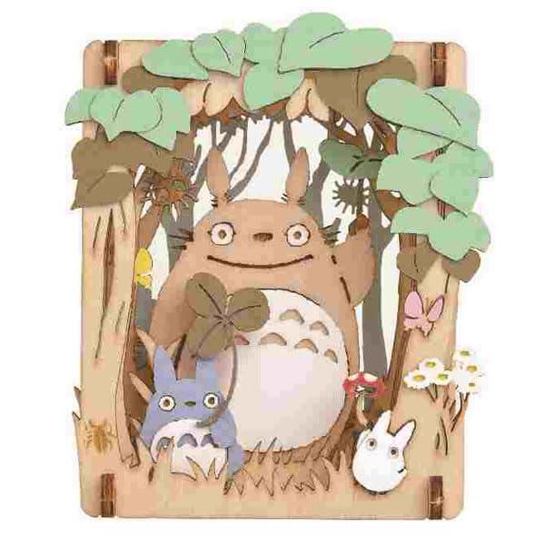 Paper Theater -Wood Style- My Neighbor Totoro PT-W03X A Moment in the Shade