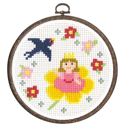 Olimpas Silk Embroidery Kit: Thumbelina 7363