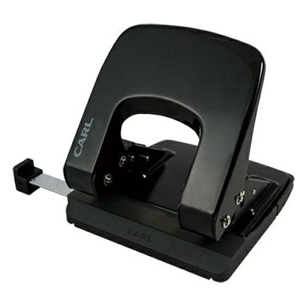 Karl Office Supplies Lightweight Punch Small Size Alicis 2-Hole 35 Sheets Series Total Sales: 2 Million Units Black LPN-35-K
