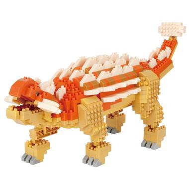 Kawada Nano Blocks Dinosaur DX Ankylosaurus NBM-063 4.5×28×21cm Ages 12 and up Interior Hobby NBM-063