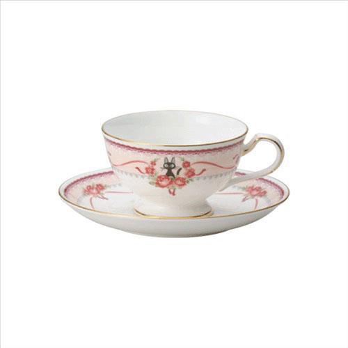 Noritake Cup & Saucer (Coffee/Tea Dual Use) 190cc Kiki's Delivery Service Pink Bone China MJ97221/H-612L