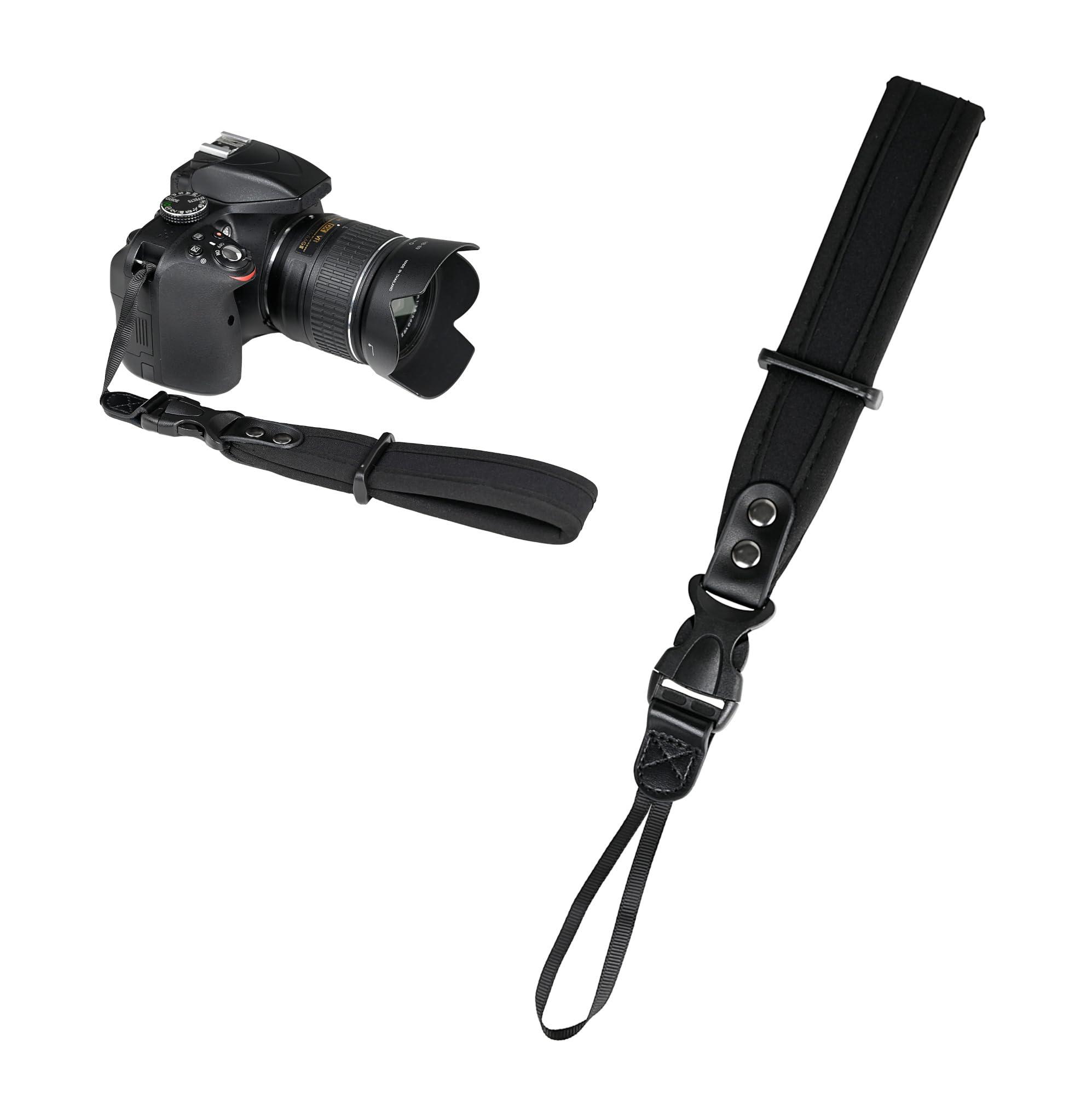 Etsumi Sphida Neoprene Hand Strap Soft and resilient neoprene material for comfort & security Black VE-2562