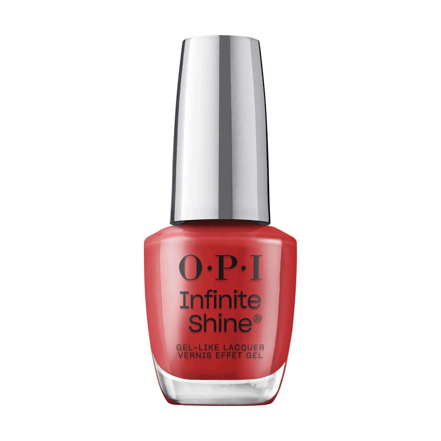 OPI Infinite Shine Alpha 12 Matte Red