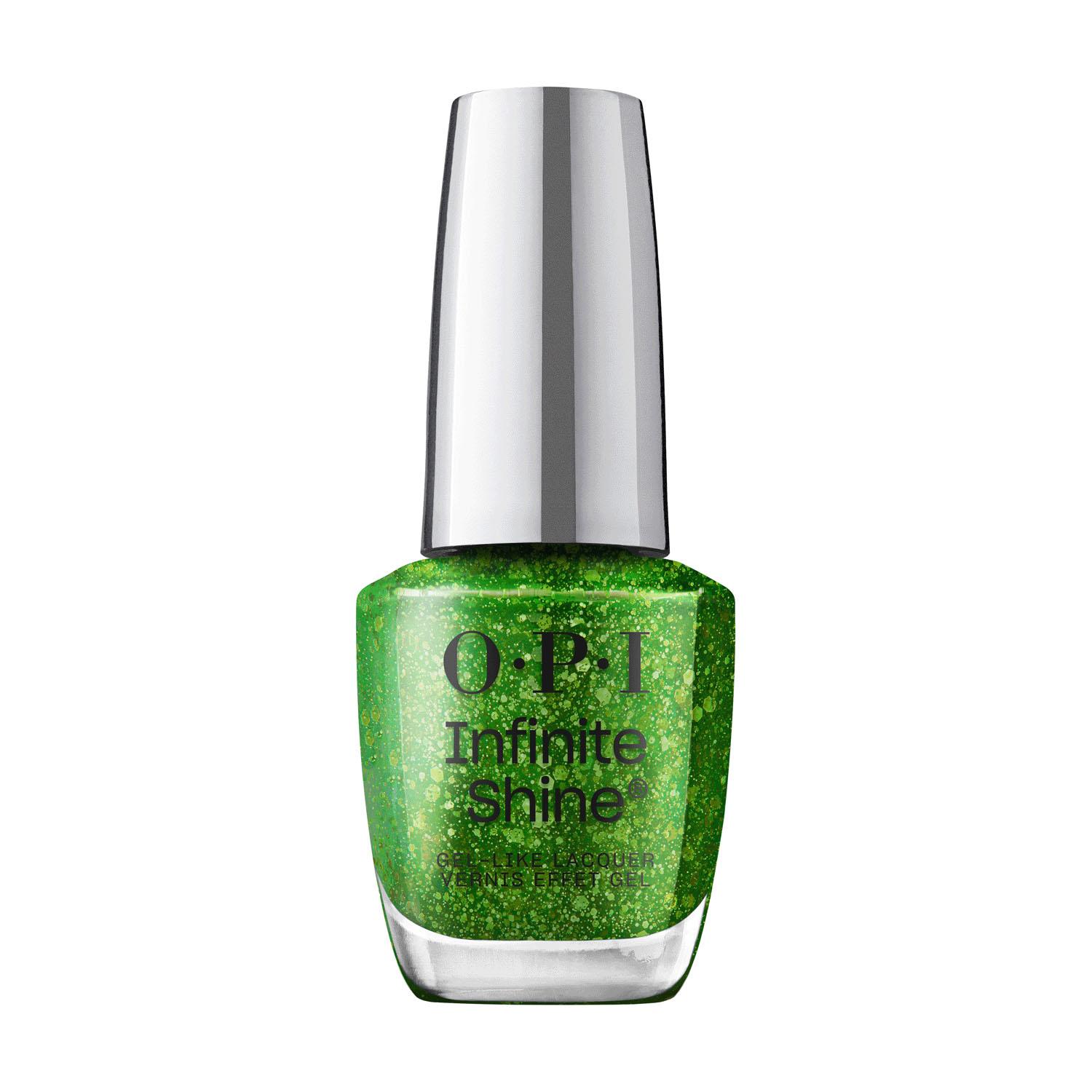OPI Infinite Shine Alpha 02 Glitter Green