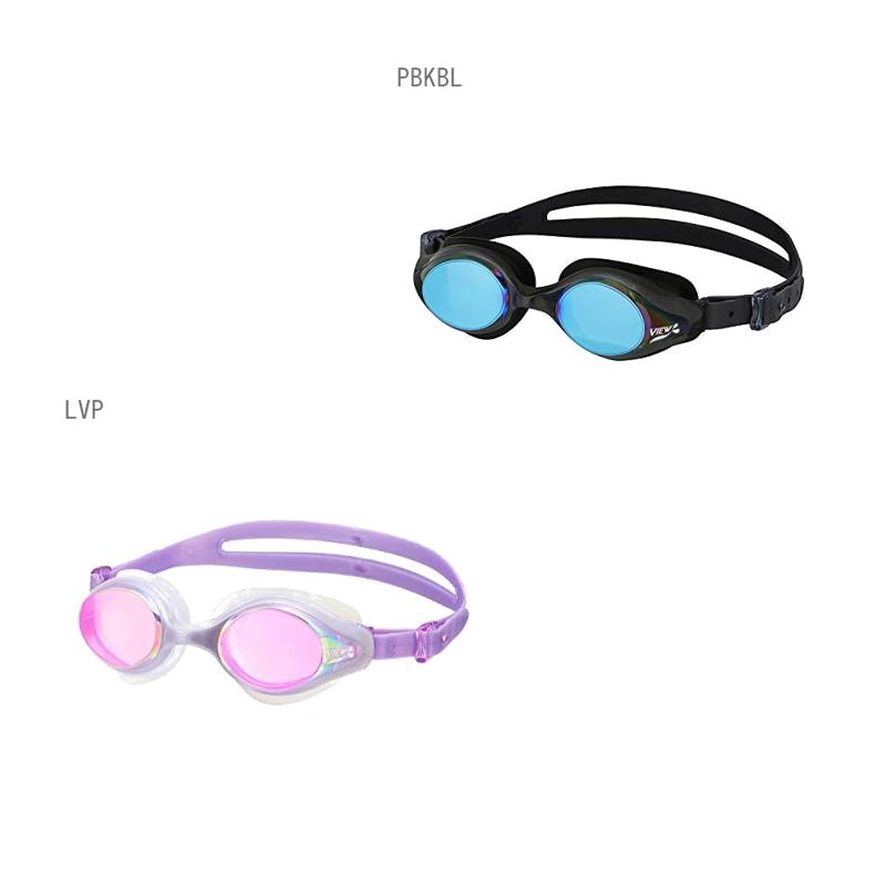 VIEW Swimming Goggles VIEW FRAU Mirror Type Women's PBKBL V820MR