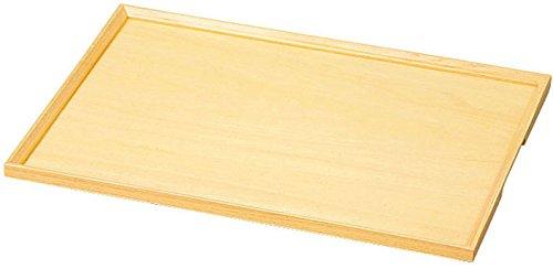 Yamaco Yumi Commercial Use White Wood Rectangular Tray Thin Type (Small) yamaco15420