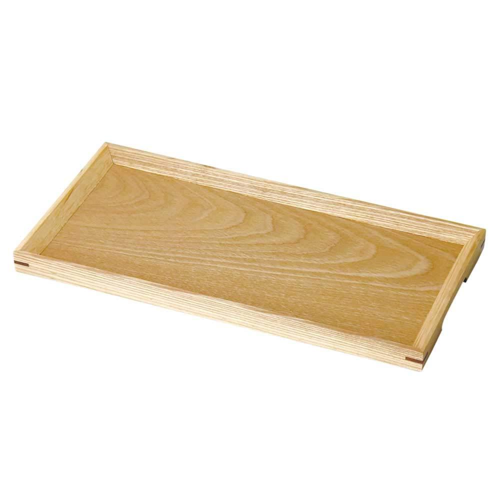 Yamaco Yumi Commercial Use Wooden Non-Slip Cafe Tray Clear yamaco15570