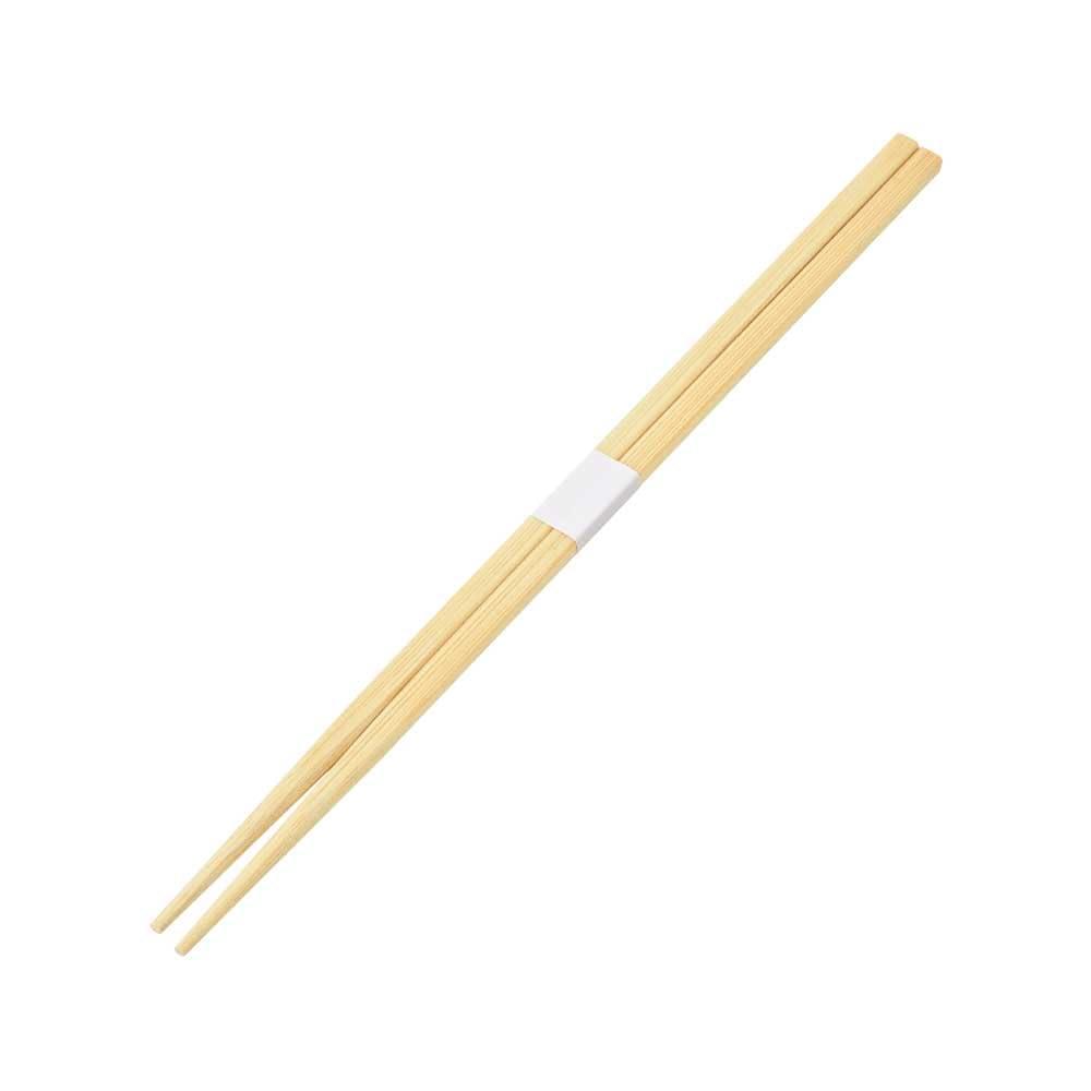 Yamaco Yumi Commercial Use White Bamboo Chopsticks 100-Piece Set Square yamaco23607