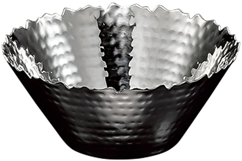 Yamaco Yumi Commercial Use Stainless Hammered Finish Salad Bowl S yamaco23983