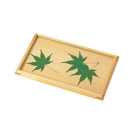 Yamaco Yumi Commercial Use Hinoki Appetizer Plate (Large) (with Glass) yamaco38455