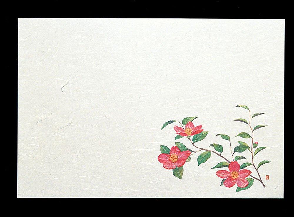 Yamaco Yumi Commercial Use 3-Shaku Unryu Washi Kaiseki Mat Four Seasons Sazanka (50 Sheets) yamaco64484