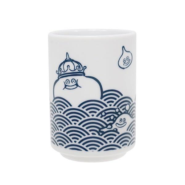 Dragon Quest Smile Slime Harmony Series Teacup Slime with Seigaiha Pattern