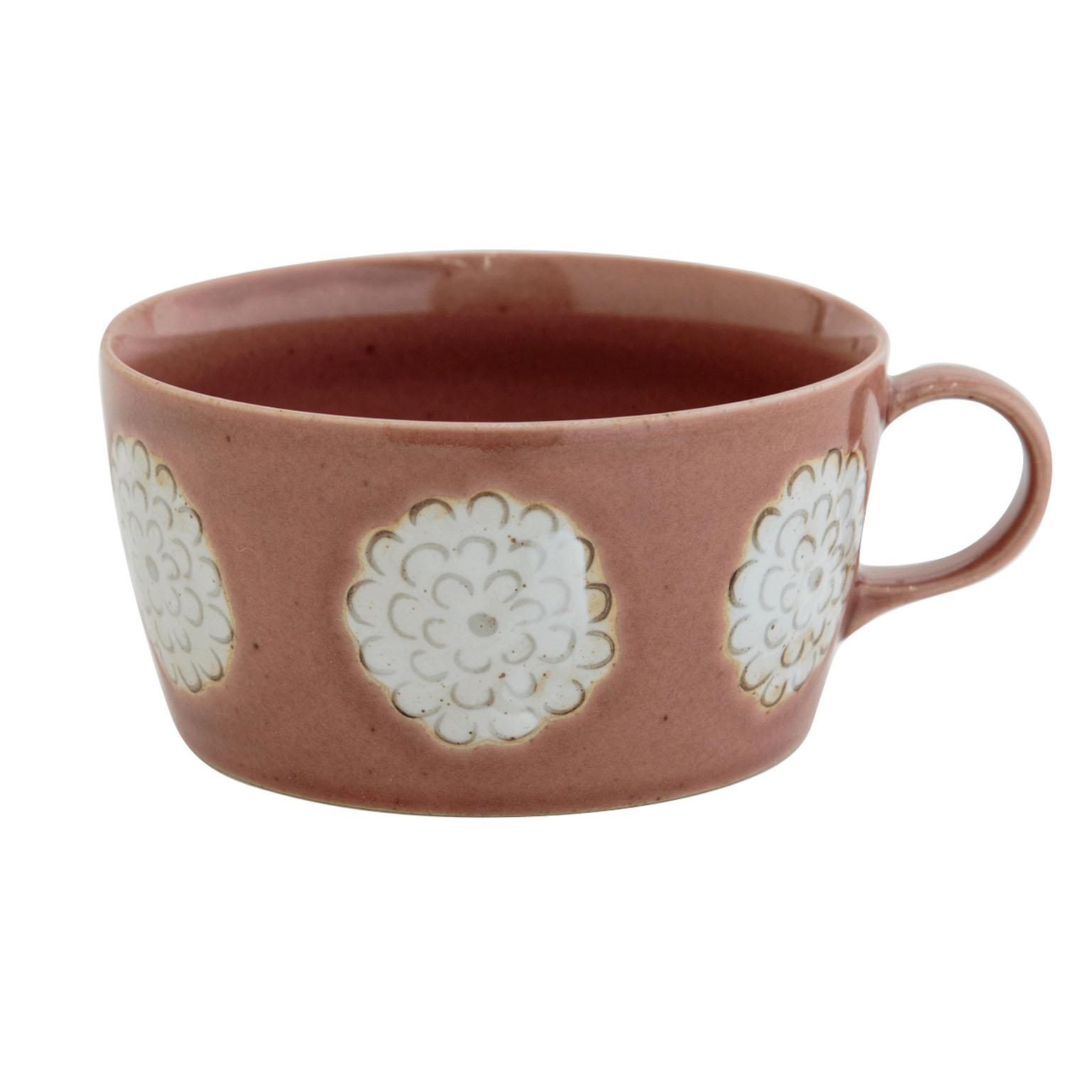 Pom Pom Dahlia Soup Mug