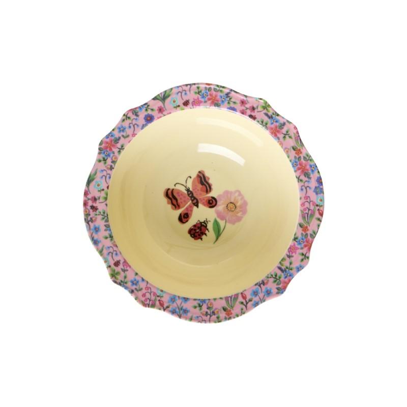 rice & Nathalie Lete Melamine Vintage Bowl / Pink