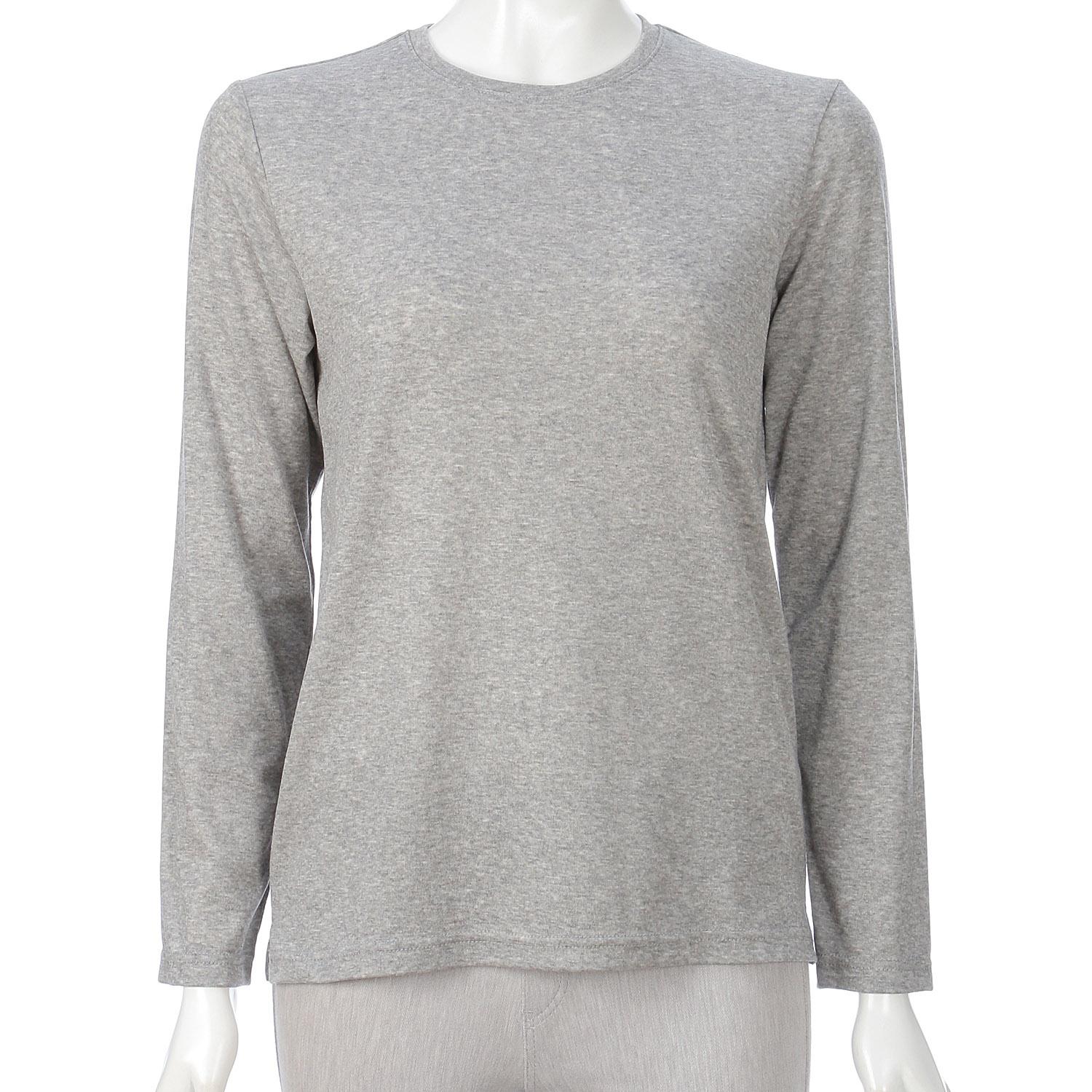 Half-Milan Rib Crew Neck Knit Top