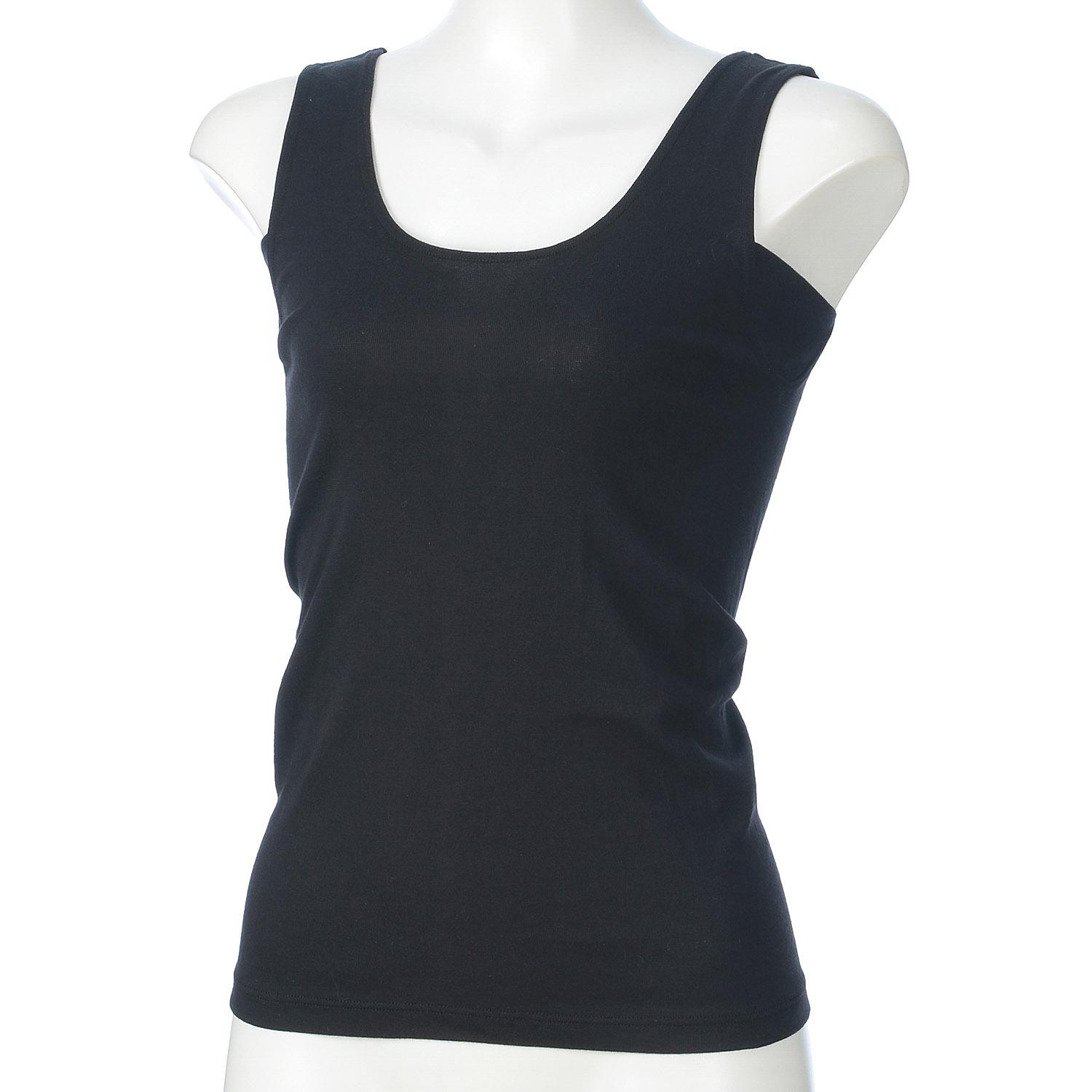 Jouaill Sweat-Wicking Innerwear Sleeveless Top Black LL (2L)