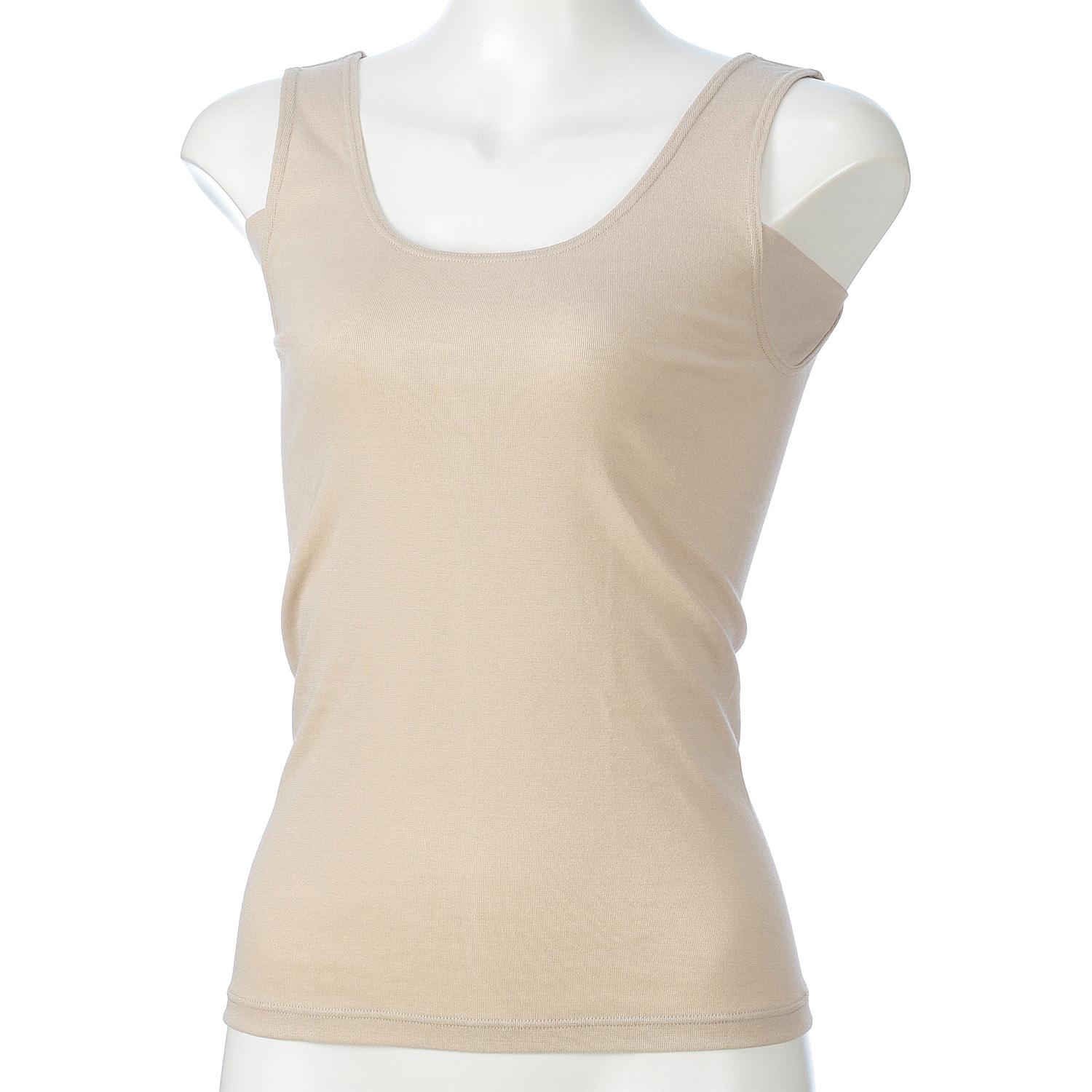 Jouaillier Sweat-Wicking Innerwear Sleeveless Top Beige M