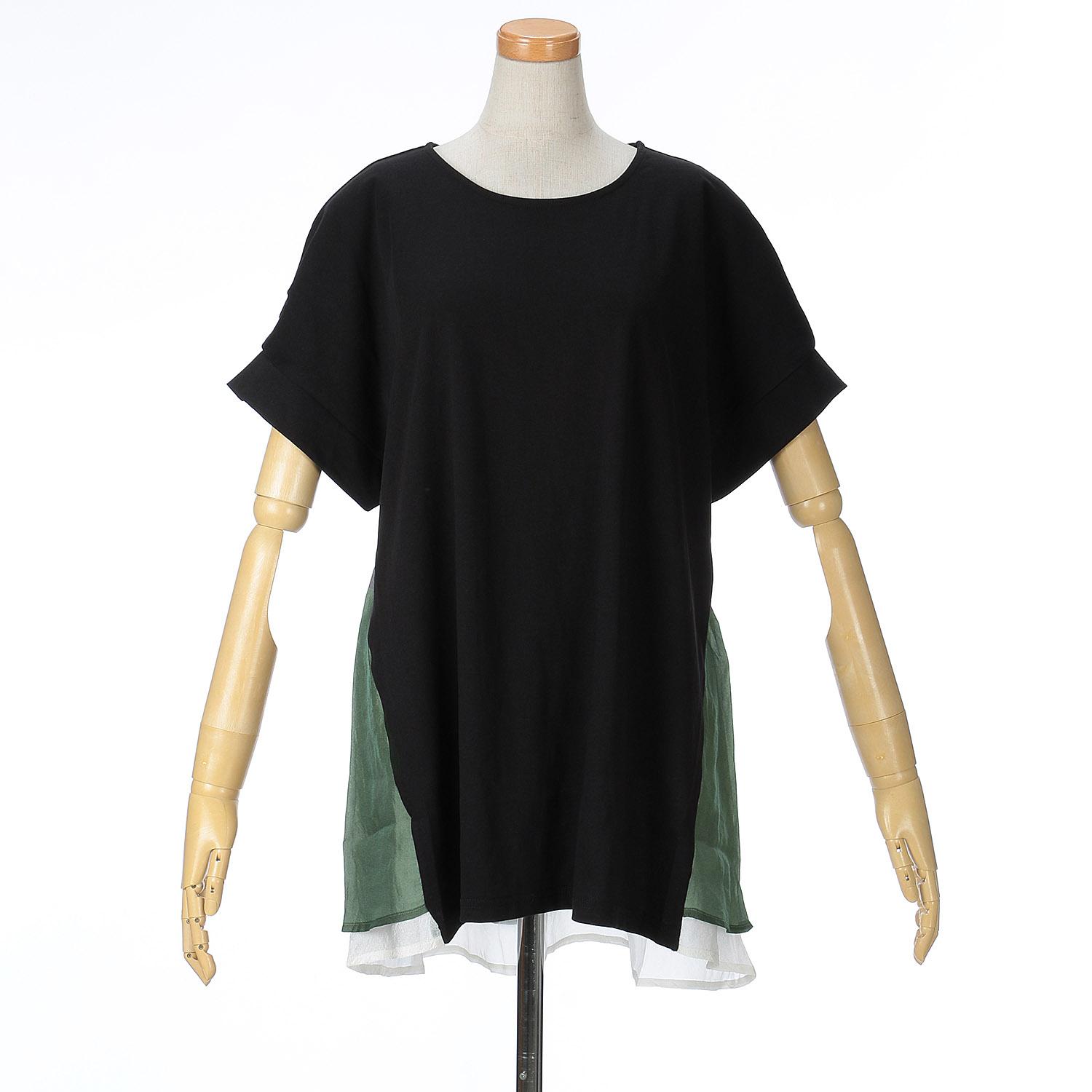 vingtrois Tax Sleeve Sheer Layered Black M