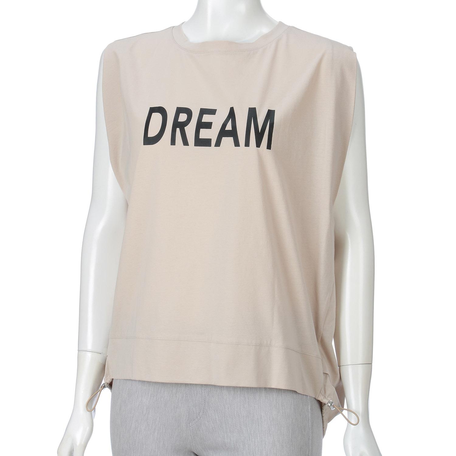 Logo-printed sleeveless shirt