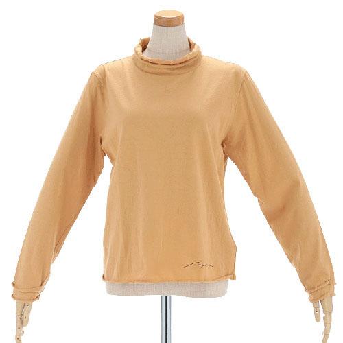 Magenta Cotton Jersey Two-Layer Rolled Long Sleeve Mustard F (Free)