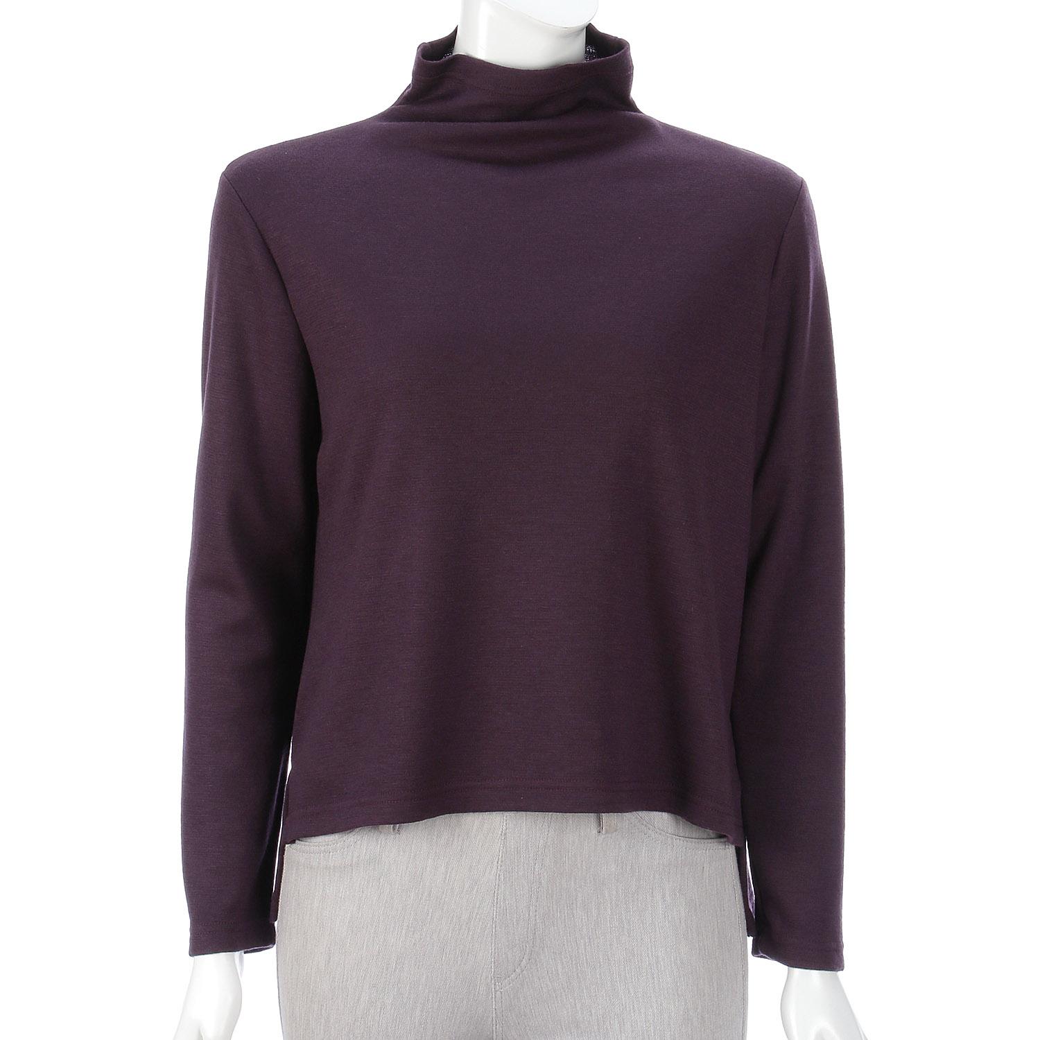 LAPIS ROUGE Wool Blend Pullover Sweater, Bordeaux, Size 11