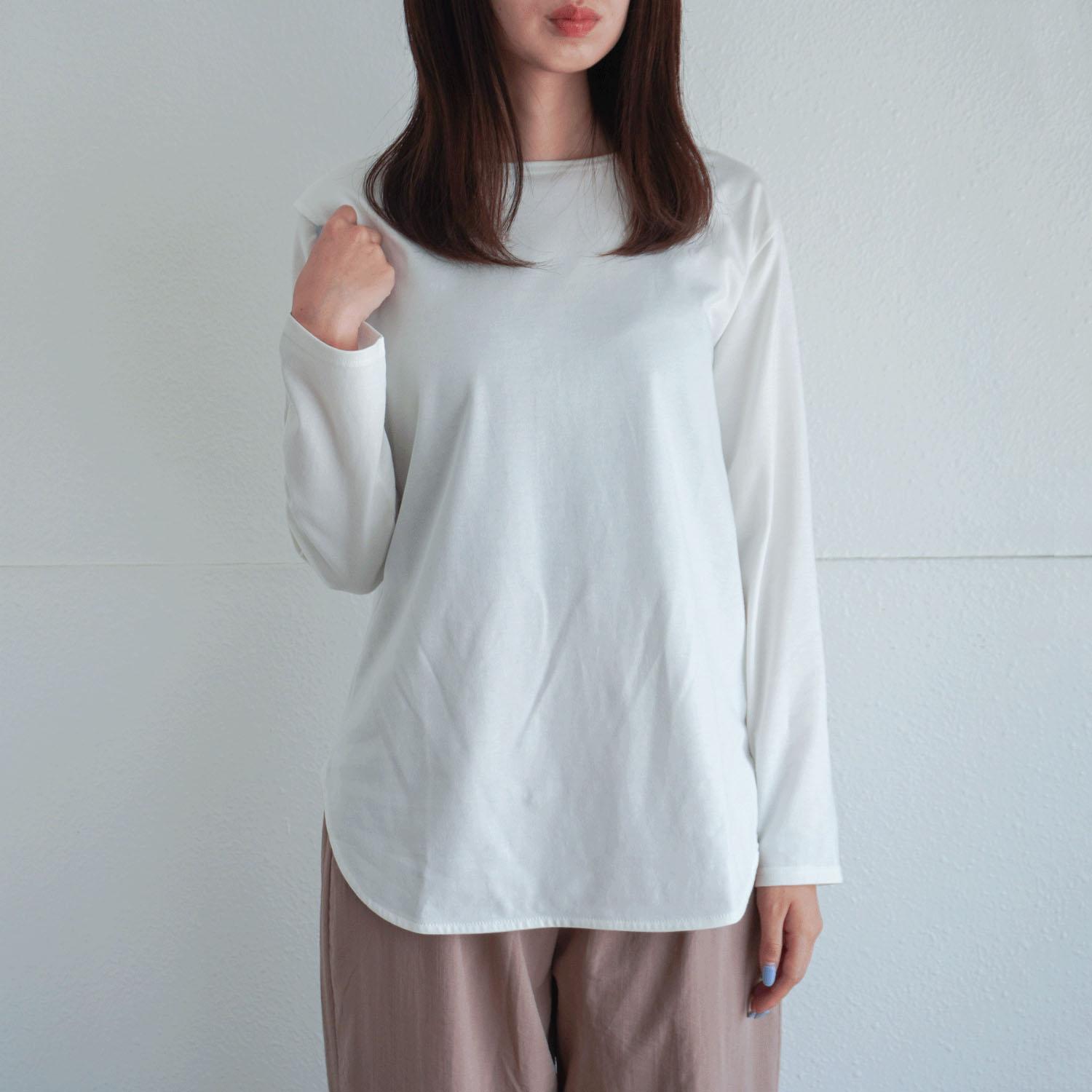 futsu Hem Round Cut Sweatshirt