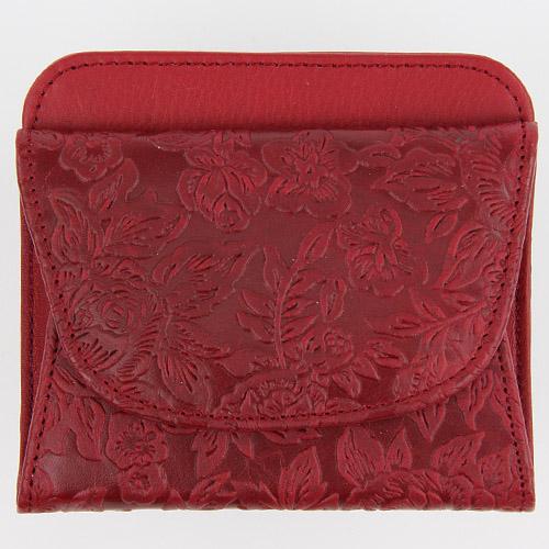 Embossed Rose Pattern Open Single Bill Holder
