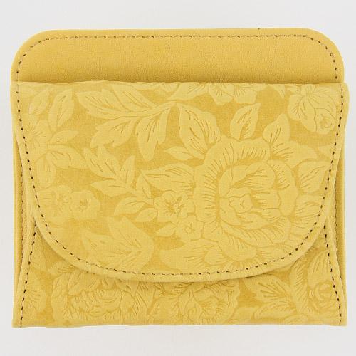 Embossed Rose Pattern Open Single Bill Holder