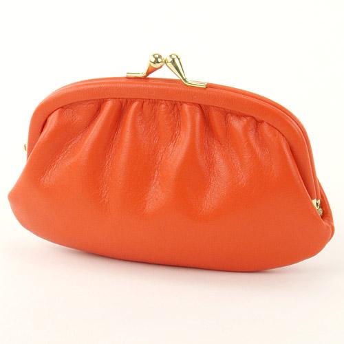 Colorful Solid-Color Coin Purse - Orange