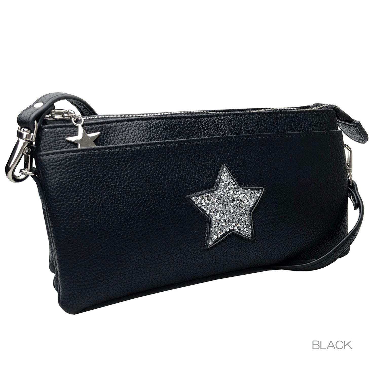 Star Jewelry Wallet Bag - Black