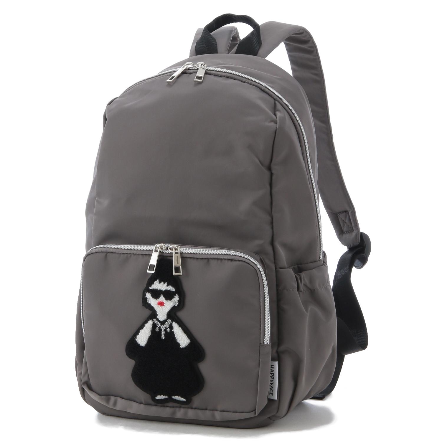 HAPPY FACE Lady Emma Full-Body Sagara Embroidery Backpack