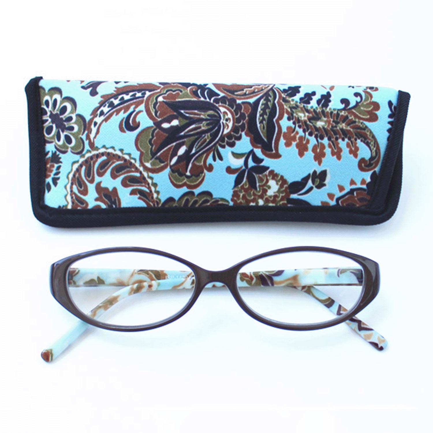 Paisley Pattern Reading Glasses, 2.5 Diopters