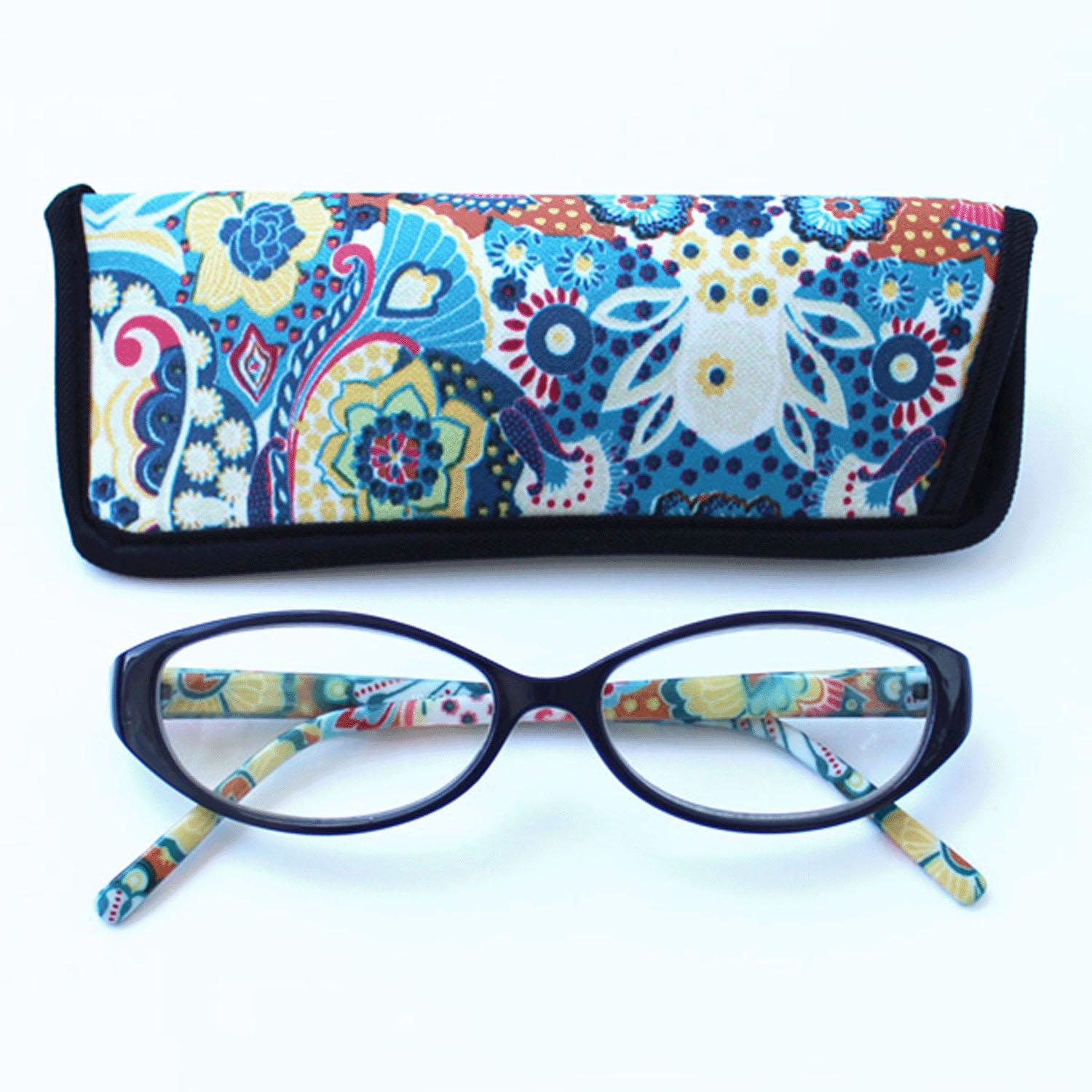 Paisley Pattern Reading Glasses Prescription: +2.0