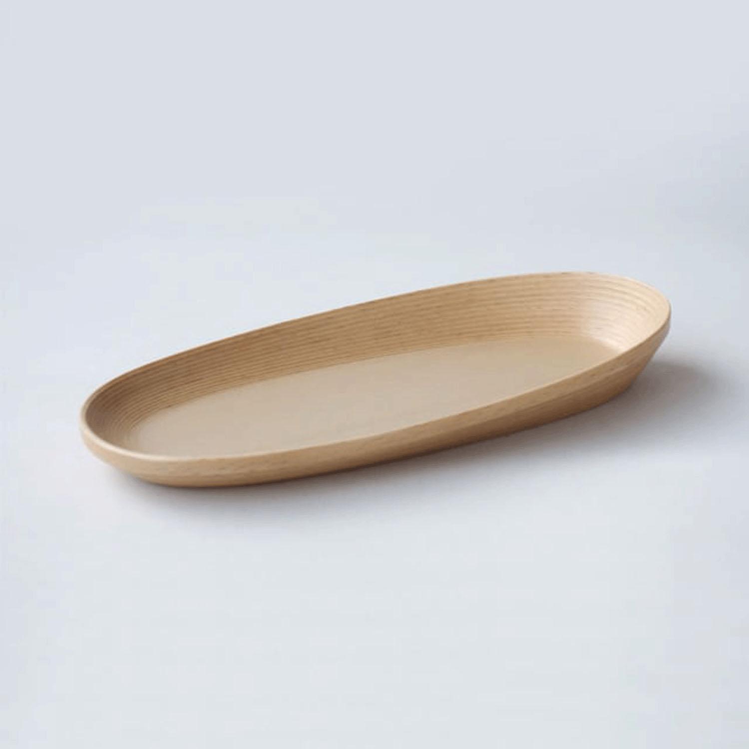 BUNACO Oval Tray Paume Natural