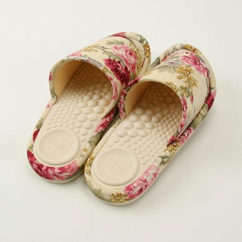 Salad Bowl Jacquard Floral Pattern Off-White