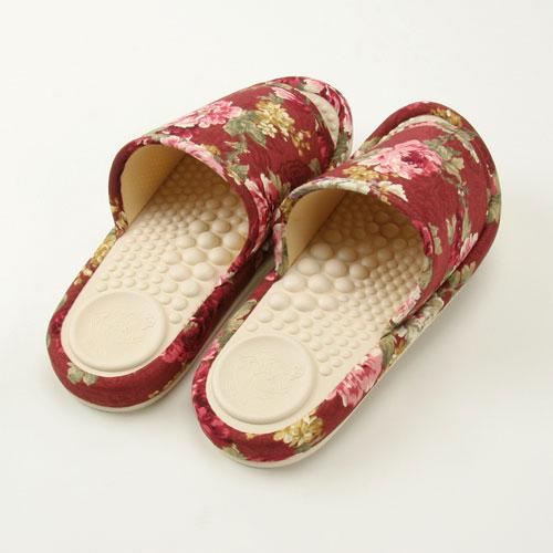 Salad Bowl Jacquard Floral Pattern Red