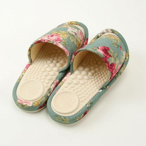 Salad Bowl Jacquard Floral Pattern Green