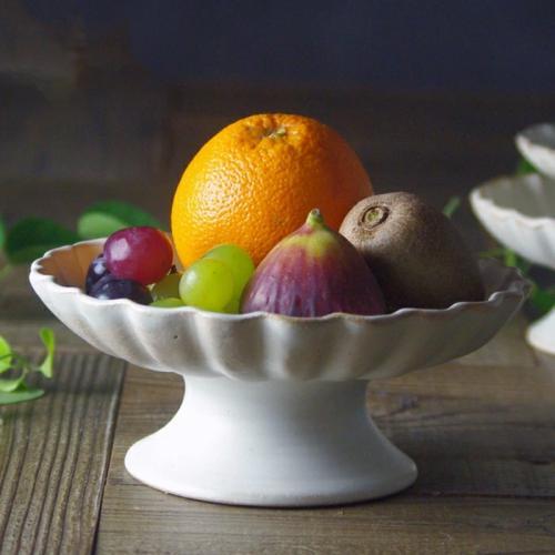 Wakasa Pottery Kinari Large Compote Dish