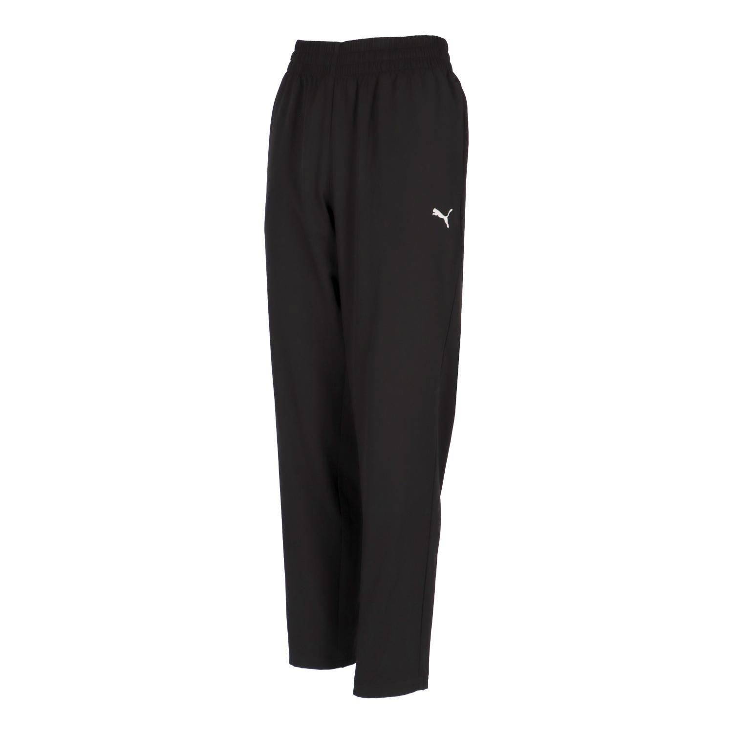 [PUMA] Casual Sports Long Pants Woven Quick-Dry ESS PUMA Logo Poly Woven Pants OP 687519 Women's 2025 Spring/Summer Color PUMA Black (01)