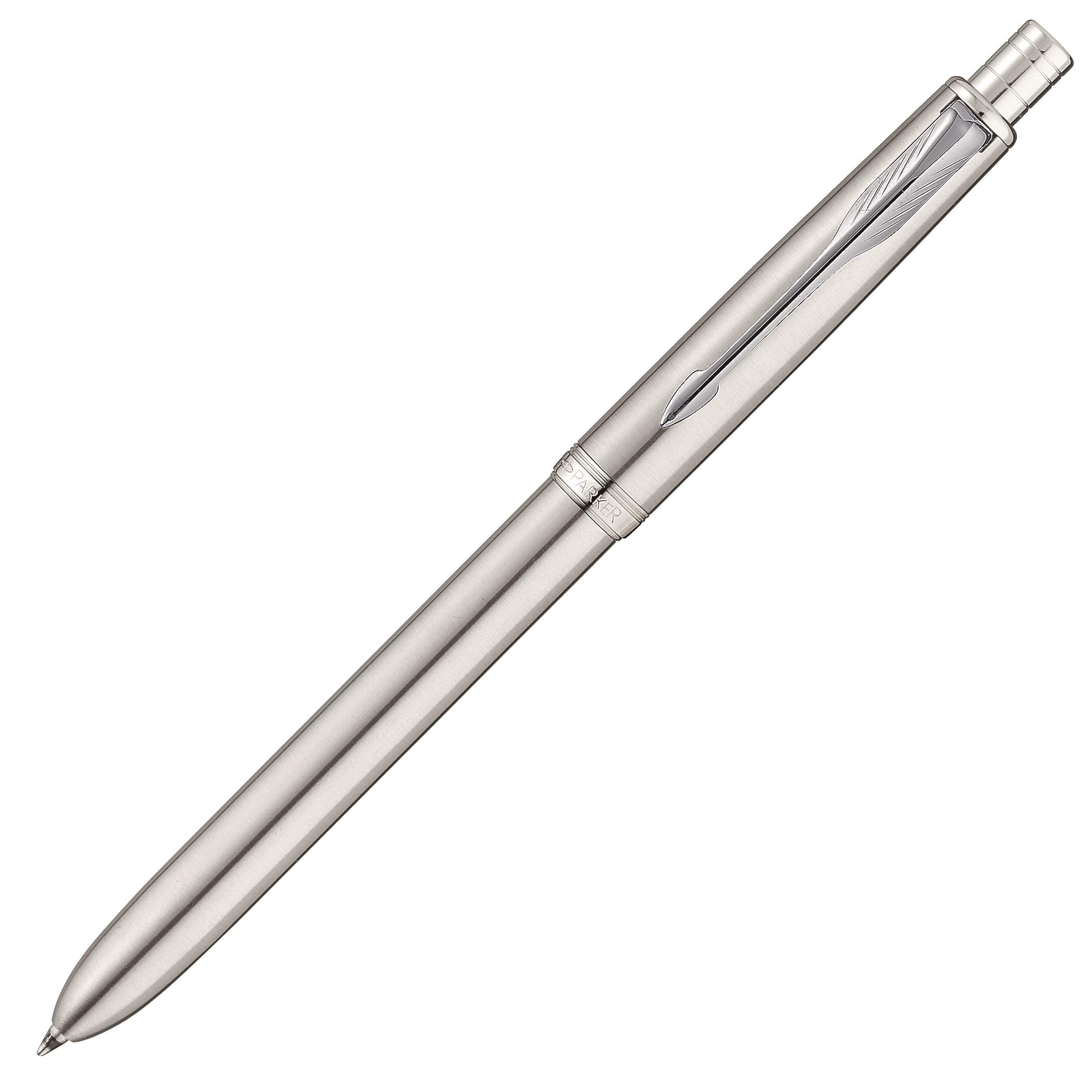 PARKER Sonnet Original Stainless Steel CT Multi-Function Pen (Black Ballpoint, Red Ballpoint + Mechanical Pencil) A memorable pen for someone special PK-S111306720
